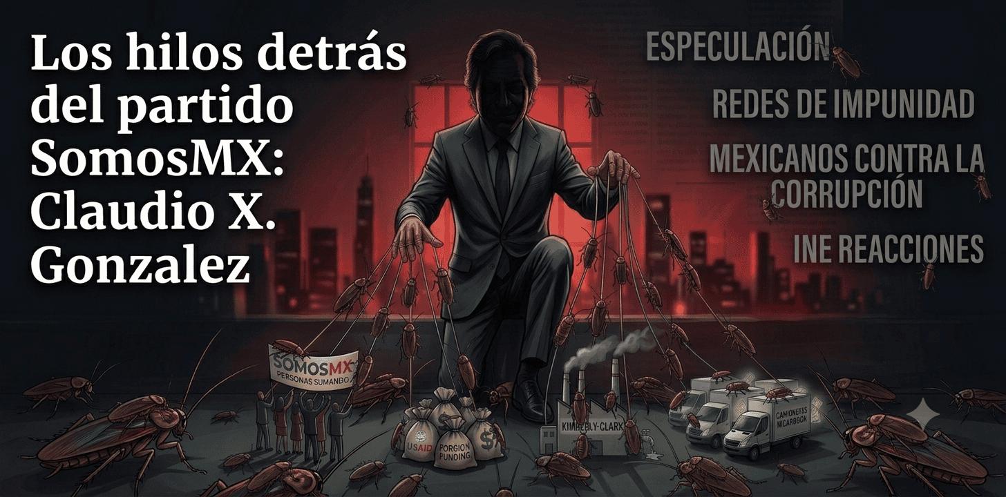 Los hilos dentras del partido Somos México