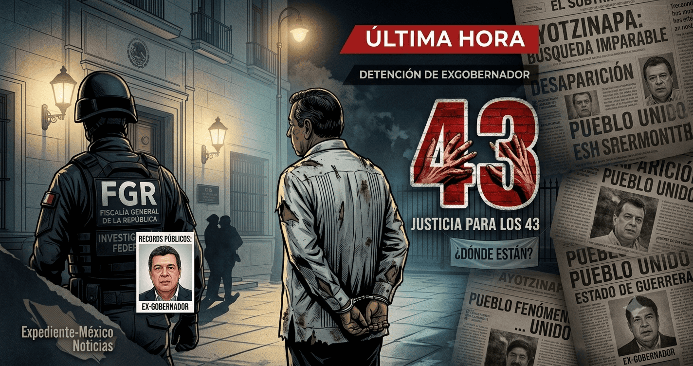 Aspectos institucionales y detalles sobre la detención del exgobernador Ángel Aguirre Rivero por el caso Ayotzinapa